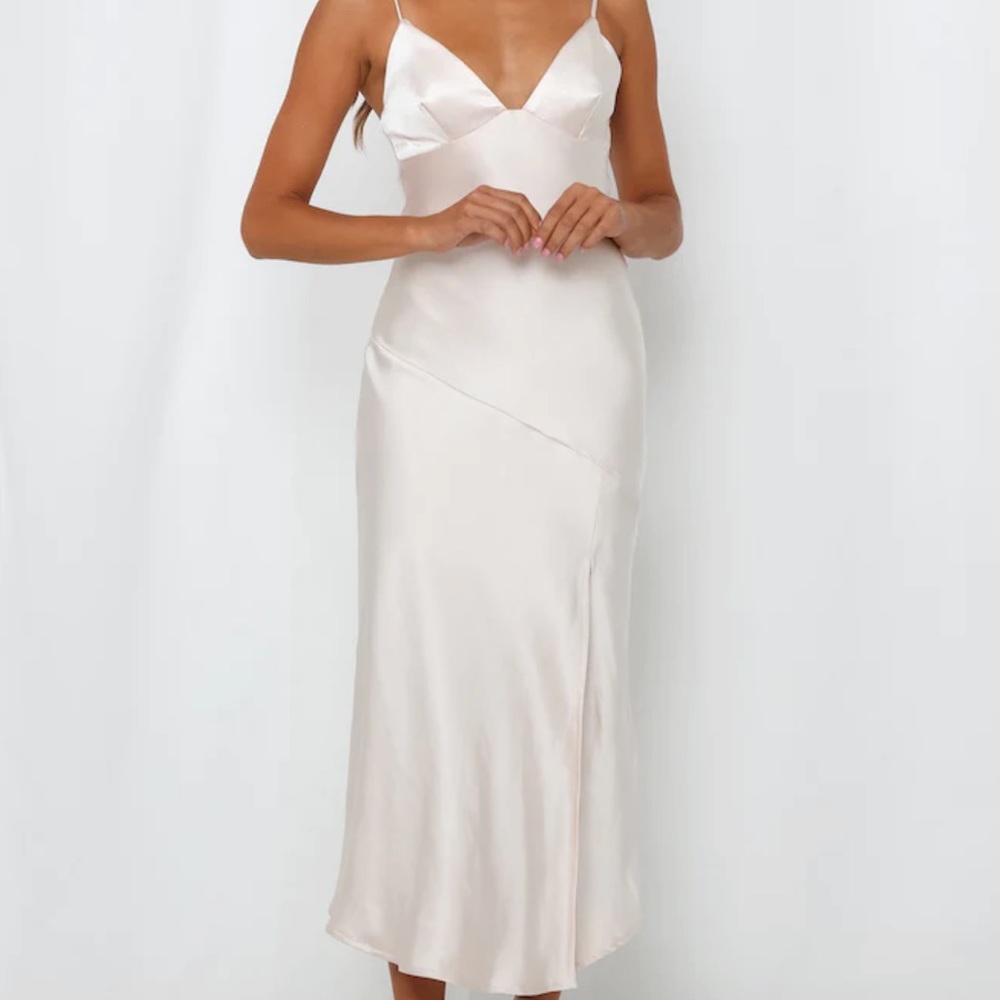 NWOT Hello Molly Asking for a Friend Midi Dress - Picture 3 of 6
